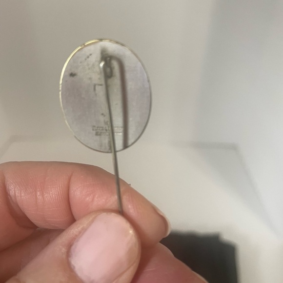 Vintage Sterling & Enamel Stick Pins Pre-owned - Picture 6 of 7